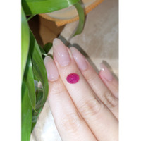 2.83 Ct. Cabochon Ruby from Burma (Myanmar) Life Style