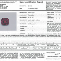 10.40 Ct. Ruby from Thailand Scan Report