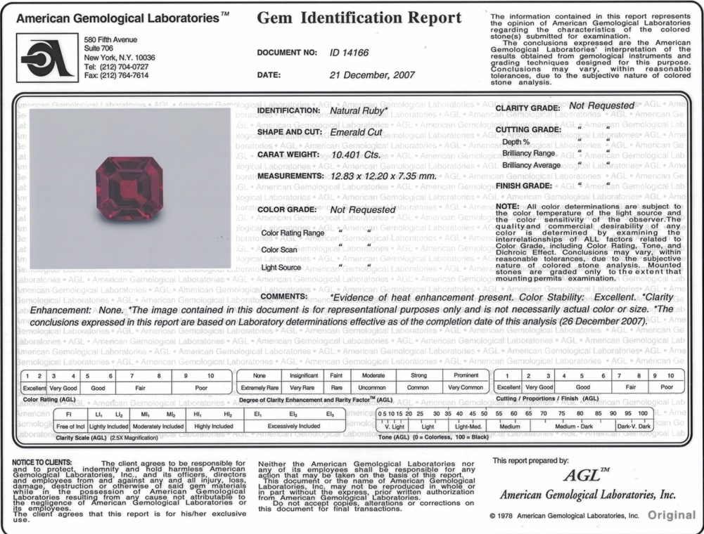 10.40 Ct. Ruby from Thailand