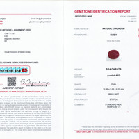 5.14 Ct. Ruby from Mozambique Scan Report