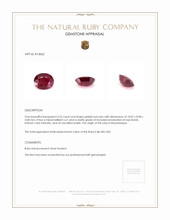 4.53 Ct. Ruby from Mozambique Appraisal