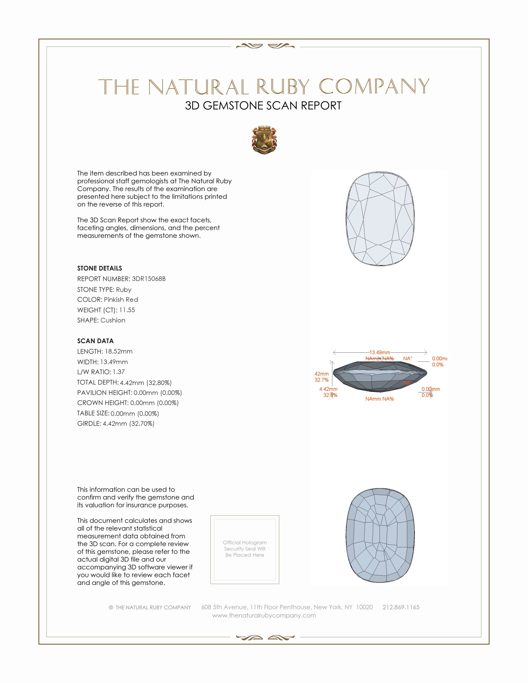 11.55 Ct. Ruby from Mozambique
