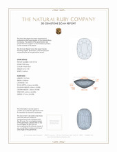 7.98 Ct. Ruby from Mozambique 3 D Scan Report