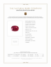 3.33 Ct. Ruby from Mozambique Scan Report