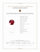 1.06 Ct. Ruby from Mozambique Scan Report