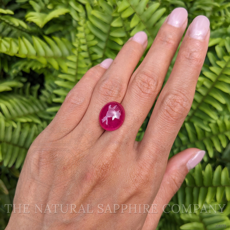 12.30 Ct. Cabochon Ruby from Burma (Myanmar)