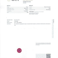 2.36 Ct. Ruby from Mozambique Scan Report