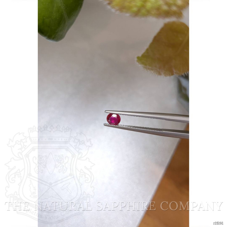 0.46 Ct. Pinkish Red Ruby from Burma (Myanmar)