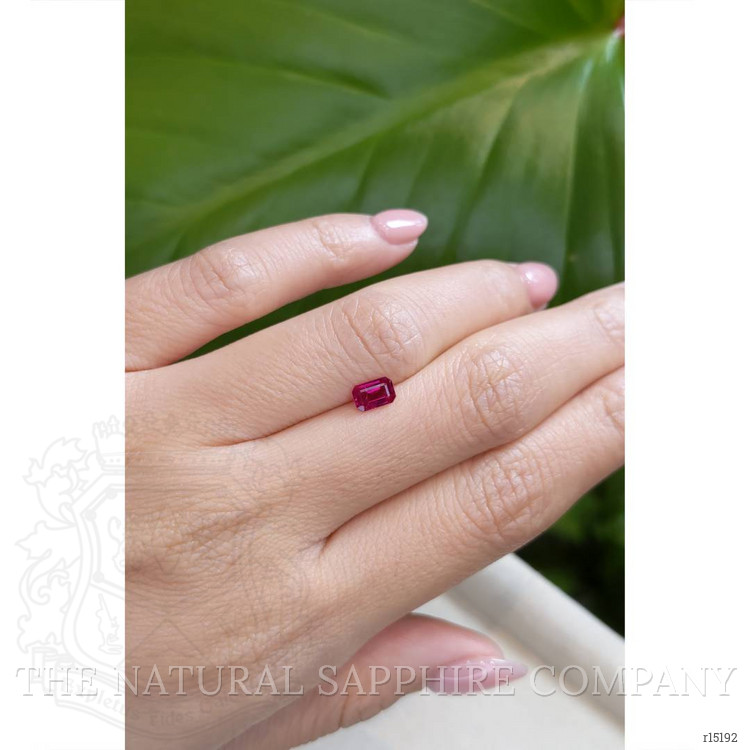 0.61 Ct. Pinkish Red Ruby from Burma (Myanmar)