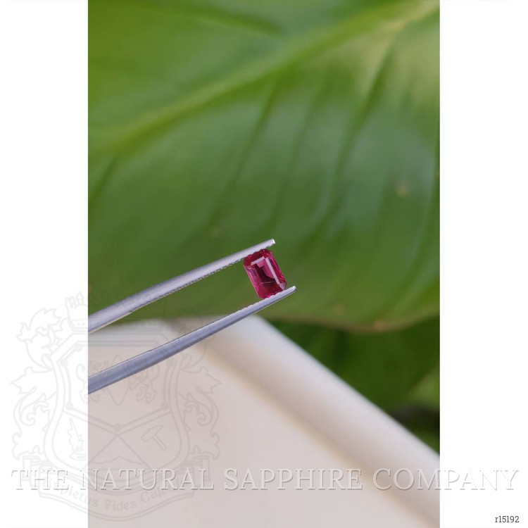 0.61 Ct. Pinkish Red Ruby from Burma (Myanmar)