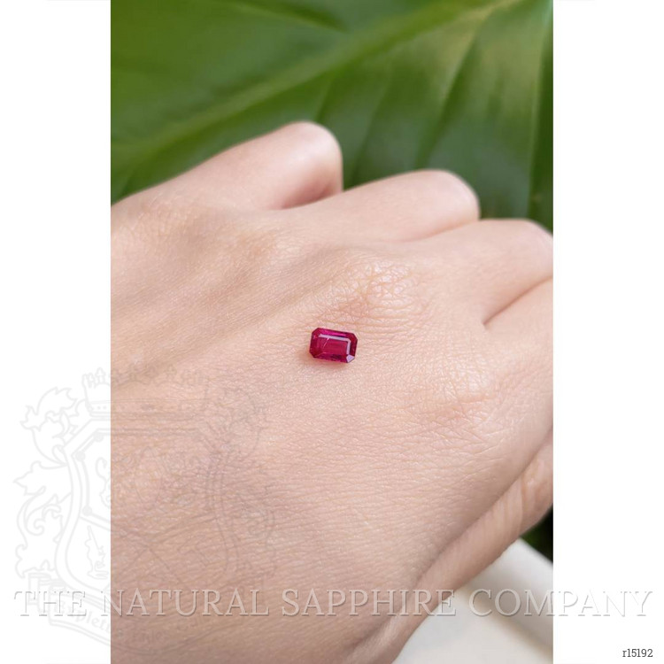 0.61 Ct. Pinkish Red Ruby from Burma (Myanmar)
