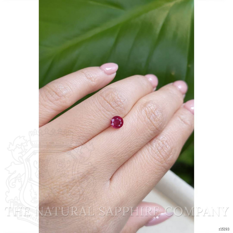 0.96 Ct. Pinkish Red Ruby from Burma (Myanmar)