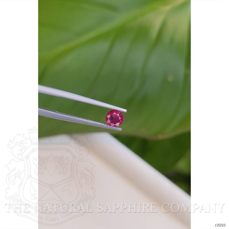 0.96 Ct. Pinkish Red Ruby from Burma (Myanmar)