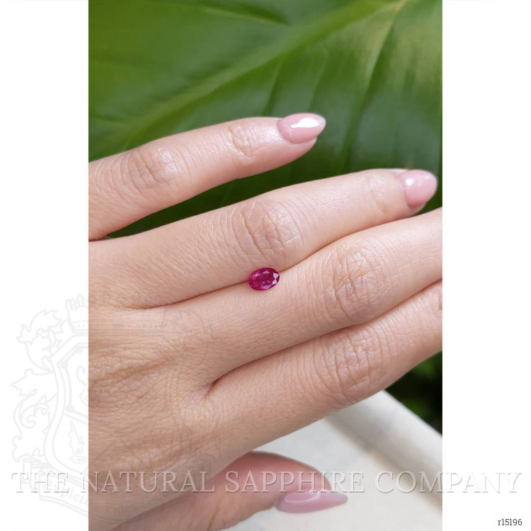 0.50 Ct. Pinkish Red Ruby from Burma (Myanmar)