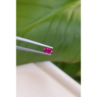 0.50 Ct. Pinkish Red Ruby from Burma (Myanmar) Life Style