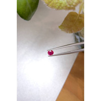 0.69 Ct. Pinkish Red Ruby from Burma (Myanmar) Life Style