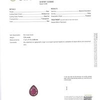 3.34 Ct. Ruby from Thailand Scan Report