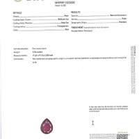 3.34 Ct. Ruby from Thailand Scan Report