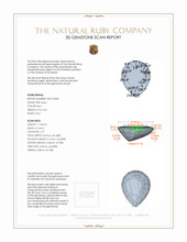 3.34 Ct. Ruby from Thailand 3 D Scan Report