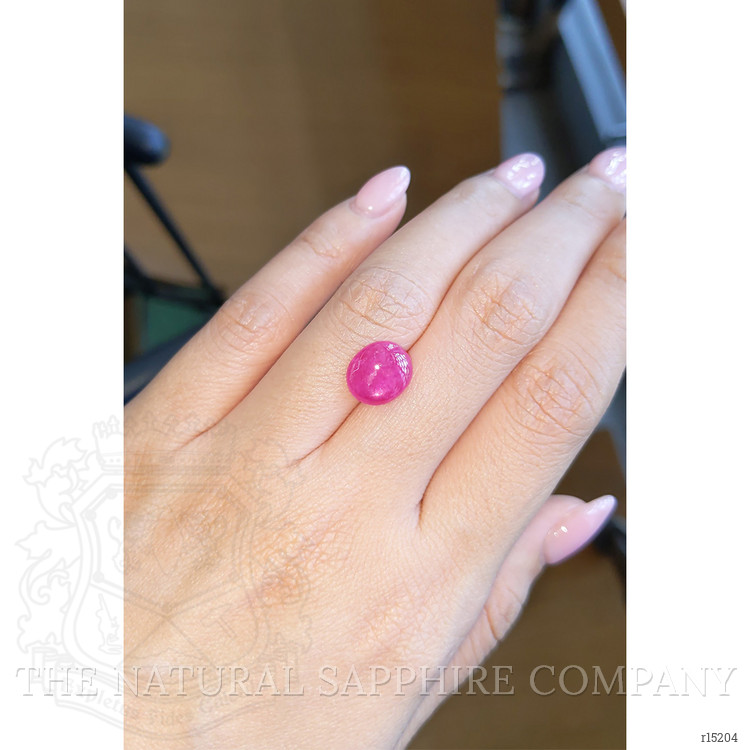 3.80 Ct. Cabochon Ruby from Mozambique