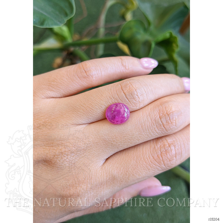 3.80 Ct. Cabochon Ruby from Mozambique