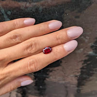 2.18 Ct. Ruby from Mozambique Life Style