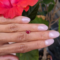 0.87 Ct. Ruby from Mozambique Life Style