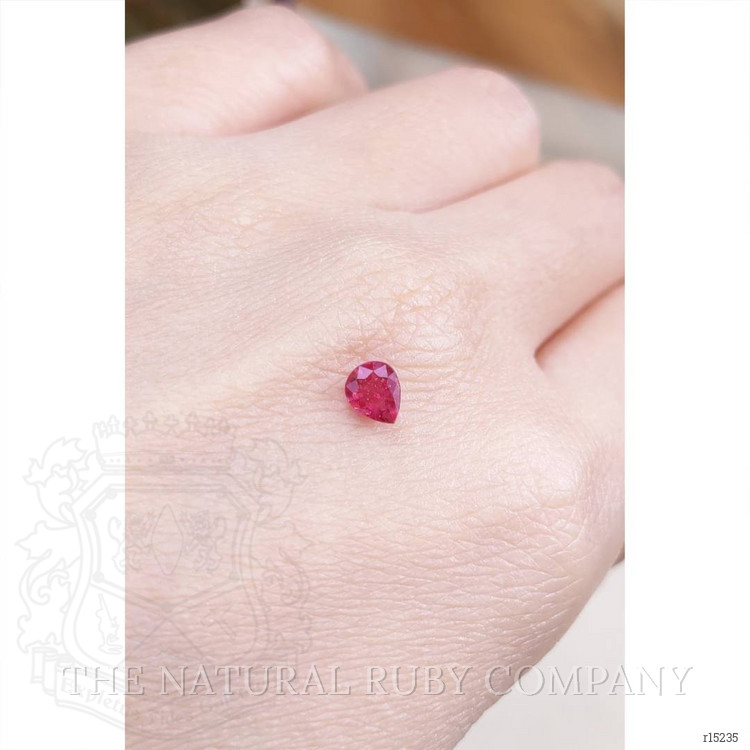 0.51 Ct. Pinkish Red Ruby from Tanzania