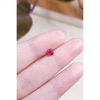 0.51 Ct. Pinkish Red Ruby from Tanzania Life Style