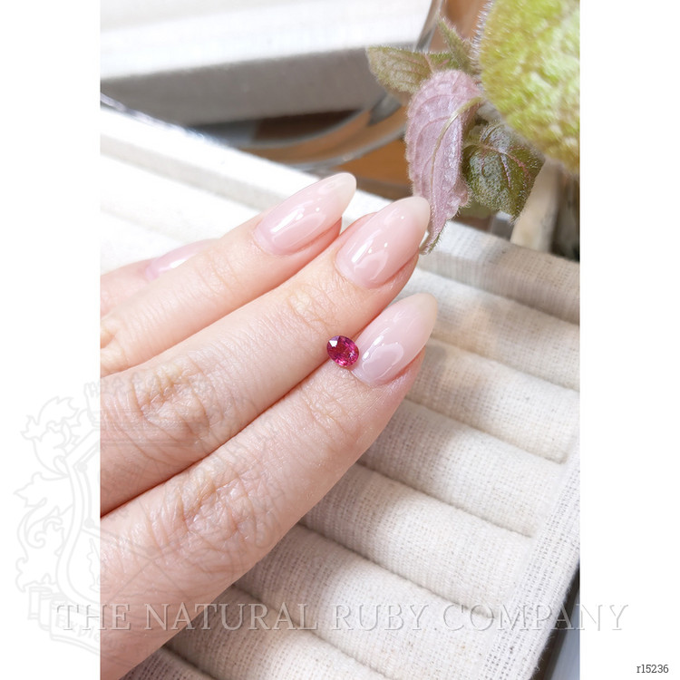 0.68 Ct. Ruby from Tanzania