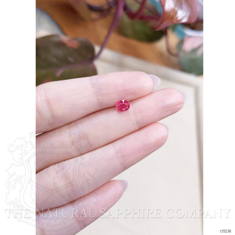 0.86 Ct. Ruby from Tanzania