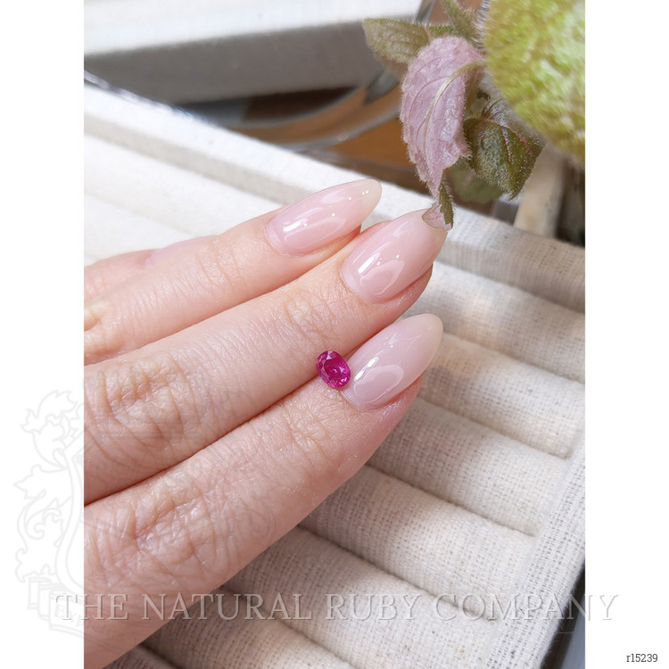 0.64 Ct. Ruby from Tanzania