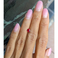 0.58 Ct. Ruby from Mozambique Life Style