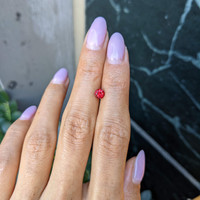 0.59 Ct. Ruby from Mozambique Life Style