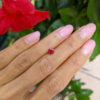 0.56 Ct. Ruby from Mozambique Life Style