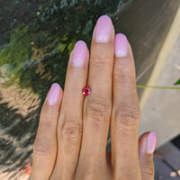 0.48 Ct. Ruby from Mozambique Life Style