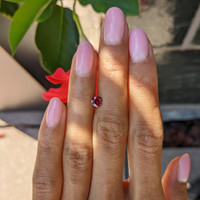 0.48 Ct. Ruby from Mozambique Life Style