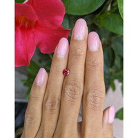 0.58 Ct. Ruby from Mozambique Life Style