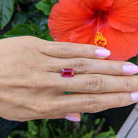 3.31 Ct. Ruby from Mozambique Life Style