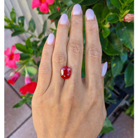 7.02 Ct. Ruby from Mozambique Life Style