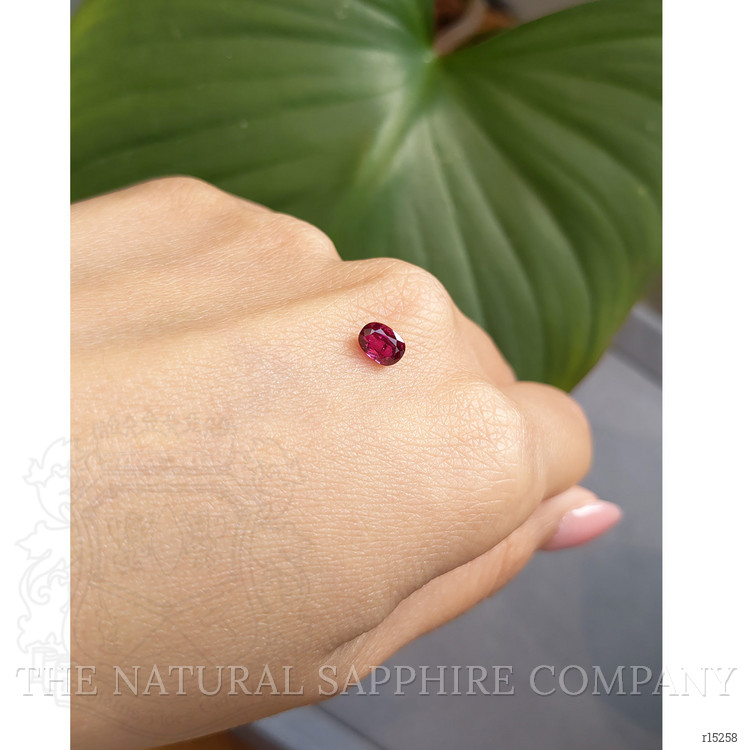 0.75 Ct. Ruby from Thailand