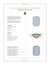1.38 Ct. Ruby from Mozambique 3 D Scan Report