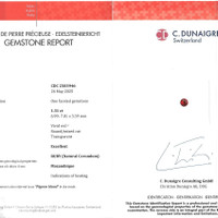 1.31 Ct. Ruby from Mozambique Scan Report