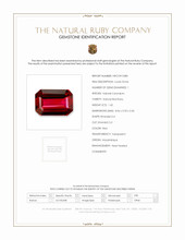 1.42 Ct. Ruby from Mozambique Scan Report