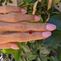 1.30 Ct. Ruby from Mozambique Life Style
