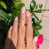 1.00 Ct. Ruby from Mozambique Life Style