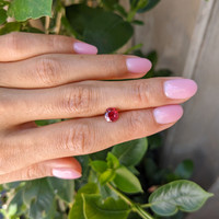 1.21 Ct. Ruby from Mozambique Life Style
