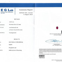 2.03 Ct. Purplish Red Ruby from Madagascar Pdf