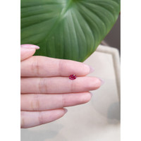 0.48 Ct. Ruby from Mozambique Life Style