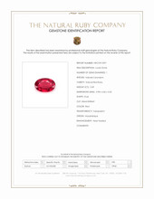0.49 Ct. Ruby from Mozambique Scan Report
